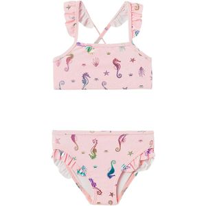 Name It Bikini - NmfZamar - Parfait Pink m. Zeepaardjes - Name It - 1½-2 jaar (86-92) - Bikini