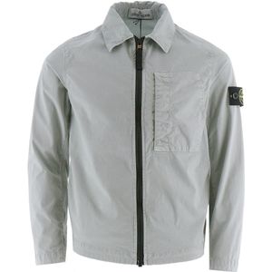 Stone Island Jas - Overhemd - Pearl Grey - Stone Island - 8 jaar (128) - Zomerjas