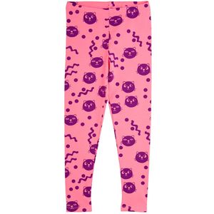 Mini Rodini Leggings - Kronkelige katten AOP - Roze - Mini Rodini - 8-9 jaar (128-134) - Leggings