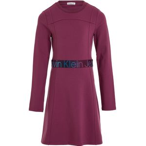 Calvin Klein Jurk - Amarant m. Zwart/Multi Colour - Calvin Klein - 16 jaar (176) - Jurk