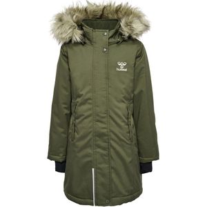 Hummel Winterjas - hmlAlma Tex - Olive Nacht - Hummel - 9 jaar (134) - Winterjas