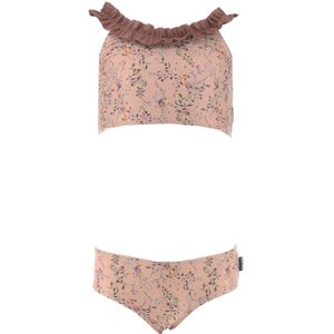 Mikk-Line Bikini - Nougat m. Bloemen - Mikk-Line - 128/134 - Bikini