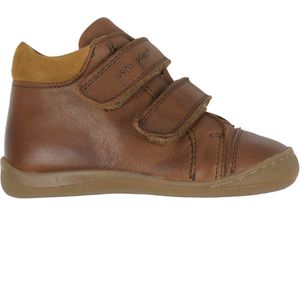 Pom Pom Babyschoen - Voorgerechten Klittenband - Dark Camel - Pom Pom - 20 - Babyschoen