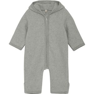 Huttelihut Overall - Fleece - Lichtgrijs Gevlekt - Huttelihut - 2 jaar (92) - Overall