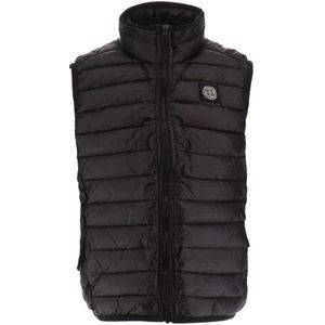 Stone Island Donsvest - Zwart - Stone Island - 8 jaar (128) - Vest