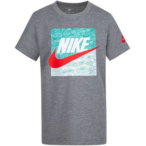 Nike T-Shirt - Oefening baart Futura - Carbon Heather - Nike - 5 jaar (110) - T-Shirt