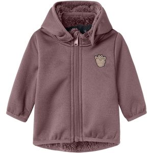 Name It Softshelljassen m. Fleece - NbnMada08 - Grape Shake m. O - Name It - 62 - Softshell