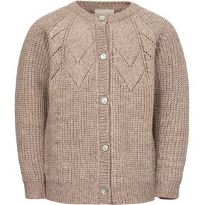 Sofie Schnoor Cardigan - Gebreid - Cashewnoten Brown - Sofie Schnoor - 7 jaar (122) - Cardigan