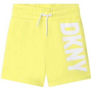 DKNY Sweatshorts - Lemon m. Wit - DKNY - 12 jaar (152) - Shorts