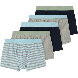 Name It Boxershorts - Noos - 5-pack - NkmBoxer - Aquamarijn - Name It - 3 jaar (98) - Boxershorts