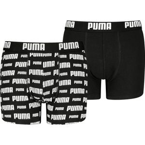 Puma Boxershorts - 2-pack - Zwart - Puma - 122/128 - Boxershorts