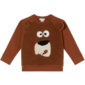 Stella McCartney Kids Sweatshirt - Bruin m. Beer/Fleece - Stella McCartney Kids - 8 jaar (128) - Sweatshirt