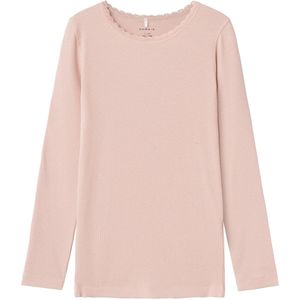 Name It Blouse - Rib - Noos - NkfKab - Sepia Rose - Name It - 9-10 jaar (134-140) - Blouse