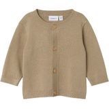 Name It Cardigan - Gebreid - NbmRasomme - Weathered Teak - Name It - 1 jaar (80) - Cardigan