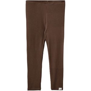 Sofie Schnoor Leggings - Rib - Chocolate Brown - Sofie Schnoor - 6 jaar (116) - Leggings