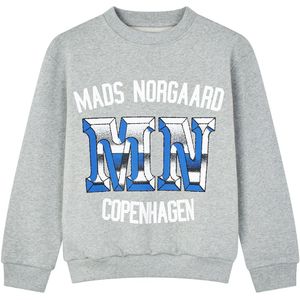 Mads Nørgaard Sweatshirt - Sonar - Light Grey Melange - Mads Nørgaard - 16 jaar (176) - Sweatshirt