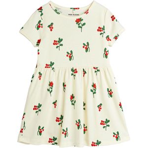 Mini Rodini Jurk - Bosbessen - Off White - Mini Rodini - 2-3 jaar (92-98) - Jurk