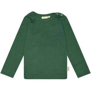 Petit Piao Blouse - Rib - Modaal - Smaragd Green - Petit Piao - 1½ jaar (86) - Blouse