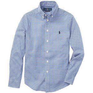 Polo Ralph Lauren Overhemd - Core Aanvullen - Blauw/Wit Geruit - Polo Ralph Lauren - 18-20 jaar - Overhemd