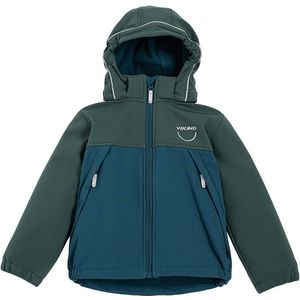 Viking Softshelljassen m. Fleece - Play - Dark Green - Viking - 4 jaar (104) - Softshell