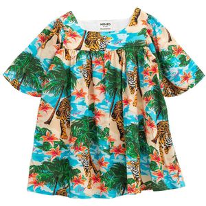 Kenzo Jurk - Capsule Summer - Exclusieve editie - Strandprint - Kenzo - 6 jaar (116) - Jurk