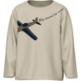Name It mini jongens longsleeve STOR Summer Sand vliegtuig 92
