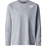 The North Face Blouse - Varsity Grafisch Oversize - Grijs gemêle - The North Face - 14-16 jaar (164-176) - Blouse