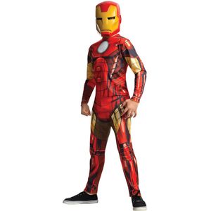 Rubies Kostuum - Marvel's Iron Man Classic Costume - Rubies - 7-8 jaar (122-128) - Kostuum