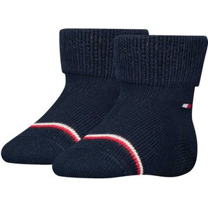 Tommy Hilfiger Sokken - 2-pack - Navy m. Logo - Tommy Hilfiger - 19/22 - Sokken