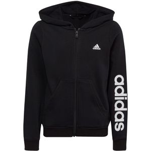 adidas Performance Cardigan - G LIN FZ HD - Zwart - adidas Performance - 15 jaar (170) - Cardigan