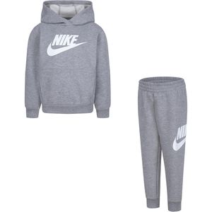 Nike Sweatset - Grijs Gevlekt m. Wit - Nike - 12 mnd - Sweatset