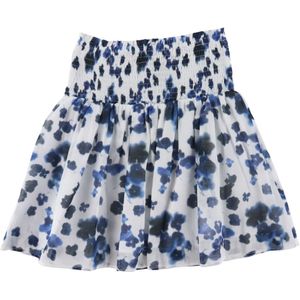 Emporio Armani Rok - Wit/Blauw gebloemd - Emporio Armani - 12 jaar (152) - Rok