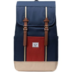 Herschel Rugzak - Terugtrekken - Black Iris/Rood Ochre/Twill - Herschel - OneSize - Rugzak