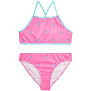 Polo Ralph Lauren Bikini - Roze m. Lichtblauw - Polo Ralph Lauren - 16 jaar (176) - Bikini