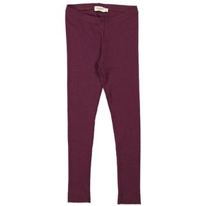 MarMar Leggings - Rib - Modaal - Deep Moerbeiboom - MarMar - 1½ jaar (86) - Leggings