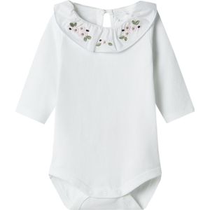 Name It Romper L/æ - NbfTallie - Bright White - Name It - 62 - Romper L/S