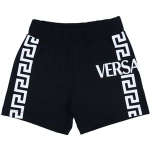 Versace Sweatshort - Zwart m. Wit - Versace - 18-24 mnd - Shorts