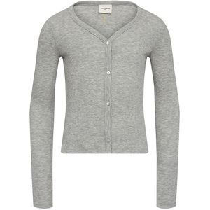 Sofie Schnoor Cardigan - Rib - Grey Melange - Sofie Schnoor - 10 jaar (140) - Cardigan