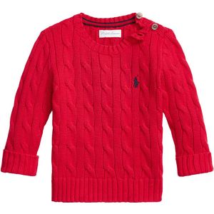 Polo Ralph Lauren Blouse - Gebreid - Rood - Polo Ralph Lauren - 1 jaar (80) - Blouse