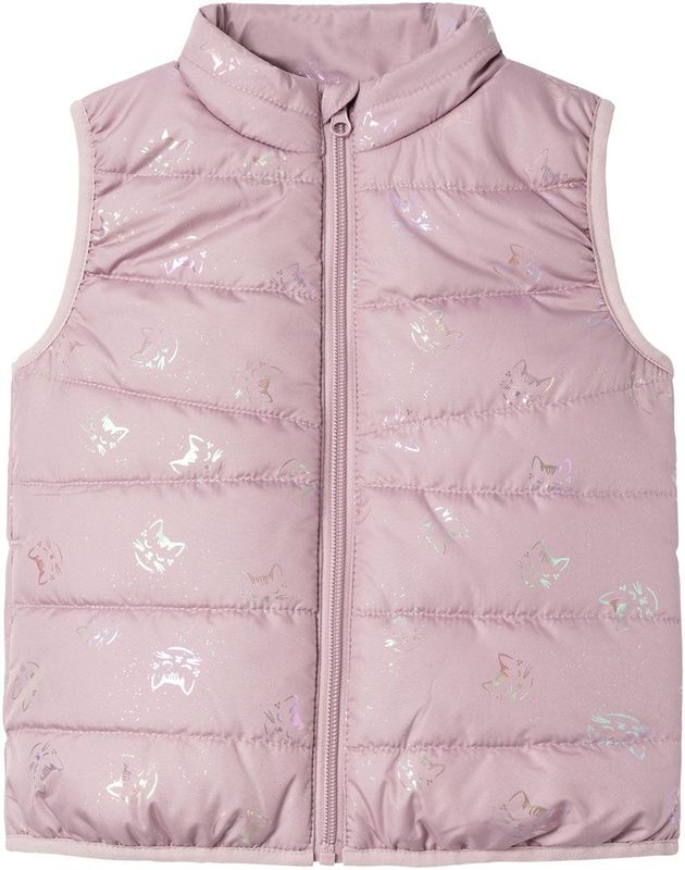 Name It Gewatteerd Vest - NmfMylane - Mauve Schaduwen - Name It - 3 jaar (98) - Vest