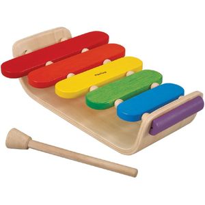 PlanToys Ovale xylofoon - Multicolour - PlanToys - OneSize - Muziekinstrumenten