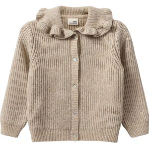 Sofie Schnoor Cardigan - Gebreid - Wol - Ecru Gemêleerd - Sofie Schnoor - 8 jaar (128) - Cardigan