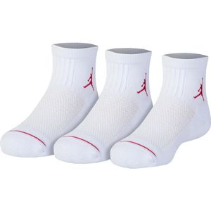 Jordan Enkelsokken - 3-pack - Jumpman Quarter - Wit - Jordan - 23,5/27 - Sokken