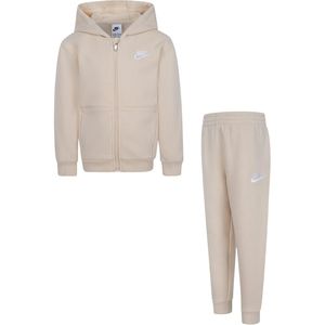 Nike Sweatset - Cardigan/Joggingbroek - Zandverstuiving - Nike - 7 jaar (122) - Sweatset