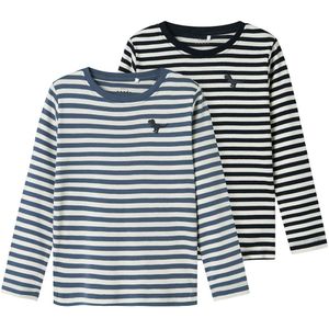 Name it Nmmvilly 2p Ls Slim Top Jongens t-Shirt