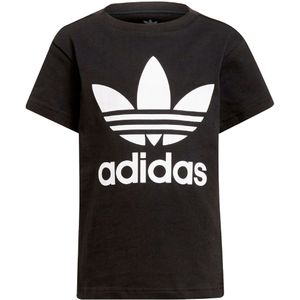 adidas Originals T-Shirt - Trefoil - Zwart/Wit - adidas Originals - 7 jaar (122) - T-Shirt