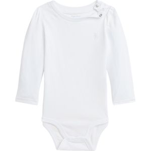 Polo Ralph Lauren Romper L/æ - Wit - Polo Ralph Lauren - 1½ jaar (86) - Romper L/S