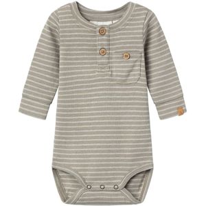 Lil' Atelier Romper L/æ - NbmLajos - Laurier Oak - Lil Atelier - 56 - Romper L/S