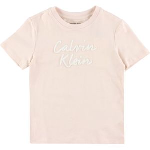 Calvin Klein T-Shirt - Colour Logo - Silver Peony Roze - Calvin Klein - 1 jaar (80) - T-Shirt