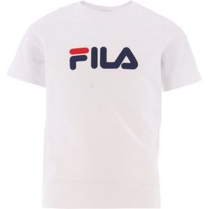 Fila T-Shirt - Solberg - Bright White m. Print - Fila - 11-12 jaar (146-152) - T-Shirt